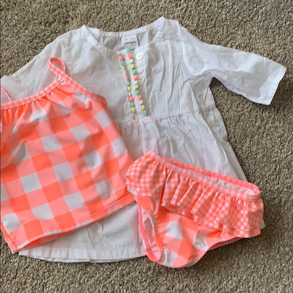 Carters swimsuit and coverup - Picture 1 of 5
